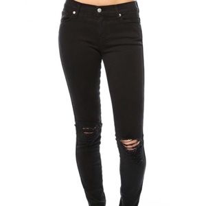 Black Distressed Ksubi Skinny Jeans Size 24